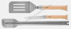 Set Barbecue Opinel – Couteau, Spatule et Pince Inox pour Grillades