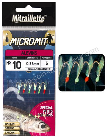 Bas de ligne RAGOT mitraillette Micromit Alevin