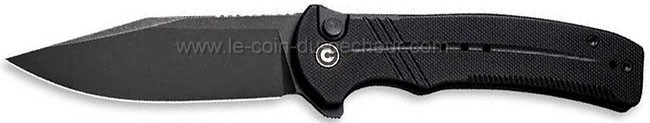 Couteau Civivi Cogent G10 Inox Noir C20038D1