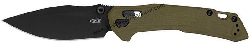 Couteau Zéro Tolérance 0203 G10 Vert Olive - ZT.0203