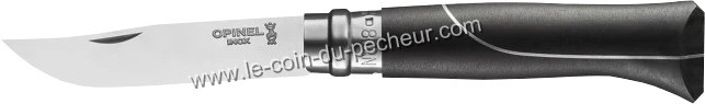 Couteau Opinel N°8 Ellipse manche ébène et aluminium