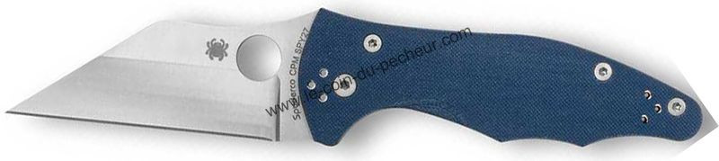 Couteau pliant Spyderco Yojimbo 2 G10 Bleu - C85GPCBL2