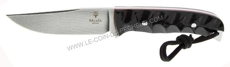 Poignard MUELA Husky manche micarta lame damas - 9369