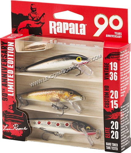 Kit Rapala 90 Years lure kit floater small naturistic - R90FSNT