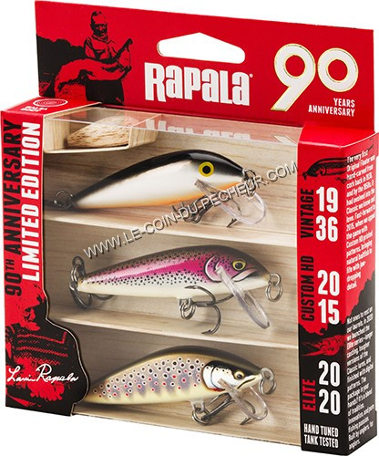 Kit Rapala 90 Years lure kit countdown small bright - R980CDSBRT