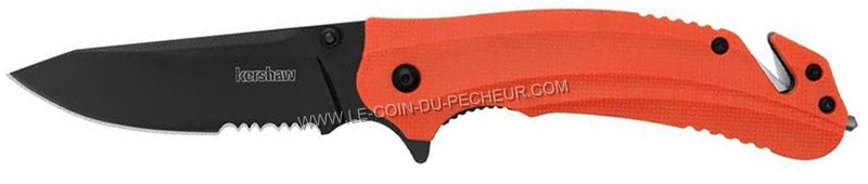 Couteau Kershaw Barricade serrated - KS.8650ST