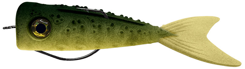 Leurre souple Delalande Poppy monté texan