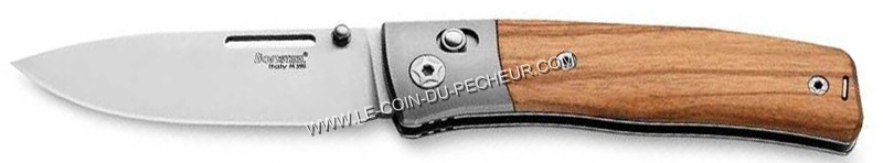 Couteau LIONSTEEL Nini manche olivier mitre titanium - NN2.UL