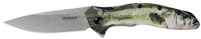 Couteau Kershaw Shoreline - Bass - KS.1845BASS