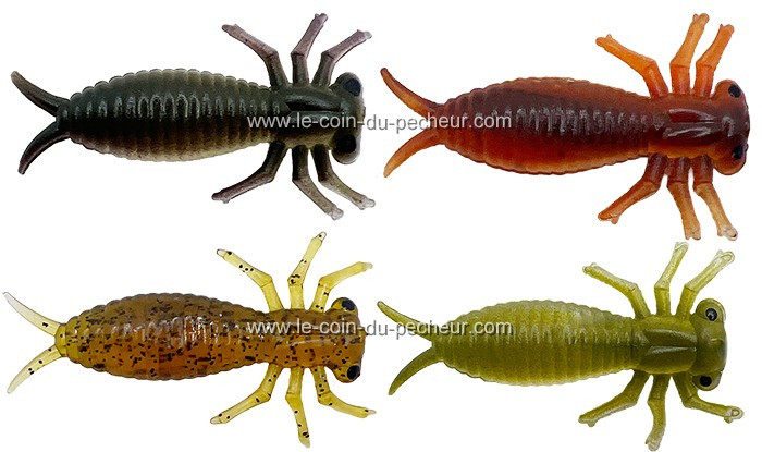 Leurre souple insecte Delalande Morbak 5 cm non monté