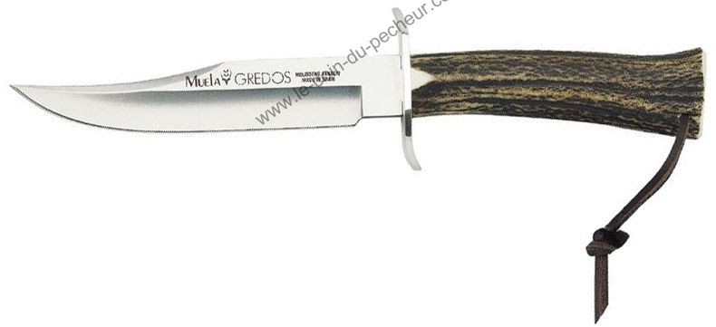 Poignard de chasse Muela Gredos 9219 manche cerf