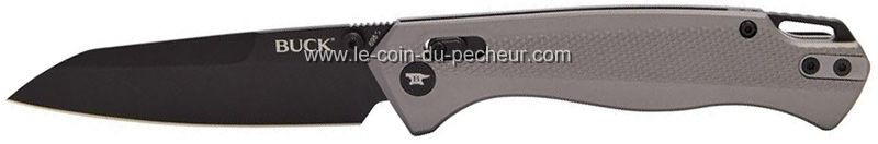 Couteau Buck Ferrox manche aluminium Gris 11,5cm - 7698.GYS