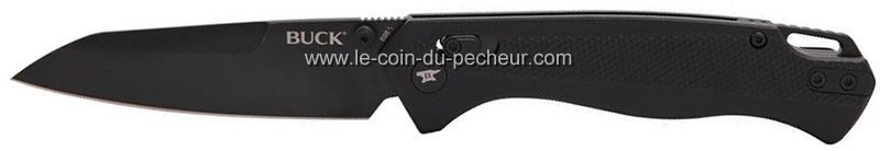 Couteau Buck Ferrox manche aluminium Noir 11,5cm - 7698.BKS