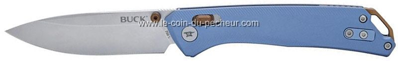 Couteau Buck Nomad manche Aluminium Bleu 11,5cm - 7700.BLS
