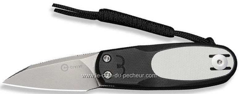 Couteau Civivi Purr G10 Noir et Blanc - C250542