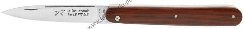 Couteau Le Fidèle Le Rouennais manche Cocobolo 11CM - 55436