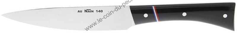 Couteau a découper Au Nain 15cm Micarta Noir - 14002