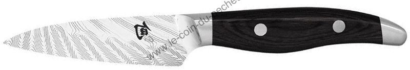 Couteau office Kai 9cm Shun Nagare Black Damas - NDC.0700S