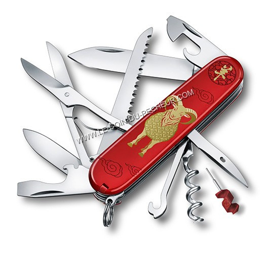 Couteau Victorinox Huntsman Année de la Chèvre 2027 – 1.3714.E16