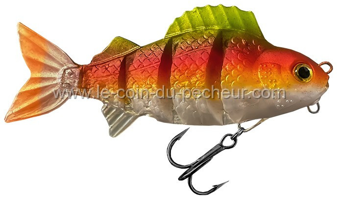 Leurre souple Delalande Sosy 12cm armé