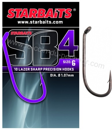 Hameçon carpe STARBAITS Hooks SB 4 - par 10