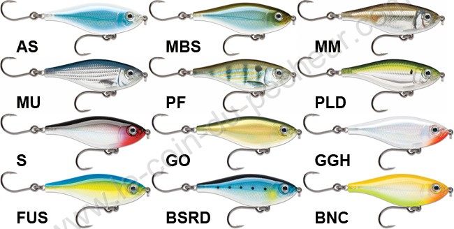 poisson nageur Rapala X-Rap Twitchin Mullet 8cm SXRTM08