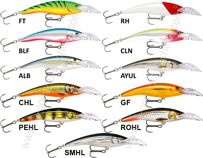 Poisson nageur flottant Rapala Scatter Rap Tail Dancer 9cm SCRTD09