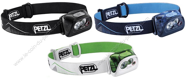 Lampe frontale enfant Petzl tikkid 20 lumens bleu/rose