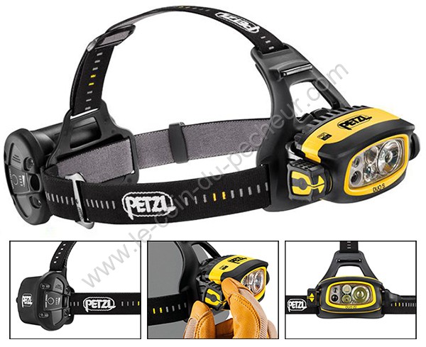 LAMPE FRONTALE - DUO S Petzl ultra-puissante avec batterie