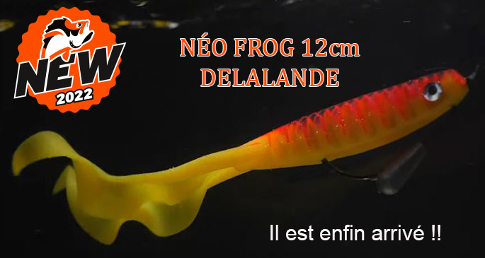 Leurre grenouille Delalande Néo Frog 12cm