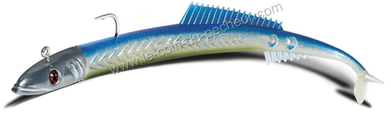 Fire eel Delalande leurre souple monté 18 cm 40g