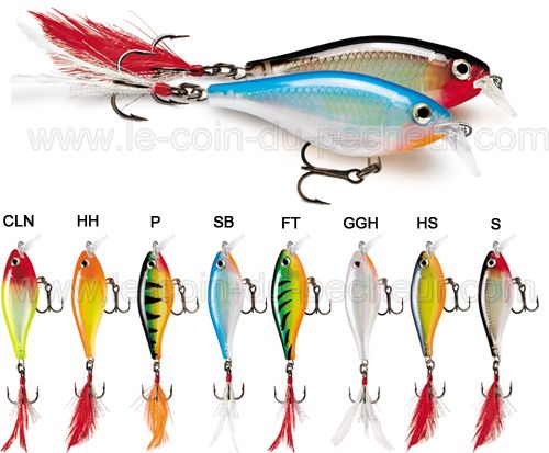 Leurre RAPALA X-RAP Shad shallow 6 cm - XSSH06