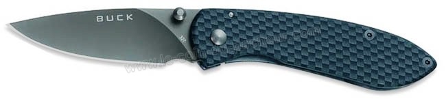 Couteau Buck Nobleman Carbone avec clip - 7327.CF