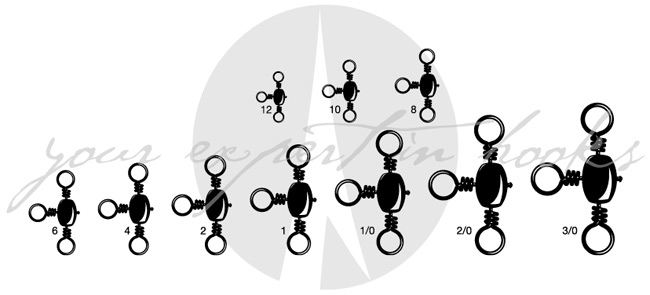 VMC Emerillon 3549 Swivel Pater Noster Surf - No.10x12 - Résistance 16Kg (5 Pièces/pack)