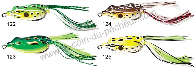 Leurre Grenouille Flottant Feed Spin 26 - Fait Main En Bois - 26g - Pour Bass