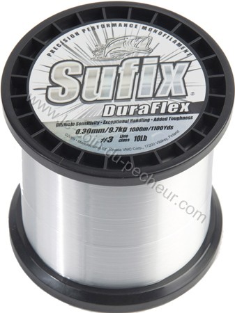 NYLON SUFIX ULTRA SUPREME CLEAR IGFA 1000M - PECHE EN MER - NYLONS ET  TRESSES