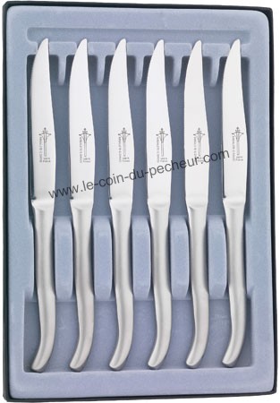 Set de 3 couteaux de table inox 18% - 23 cm