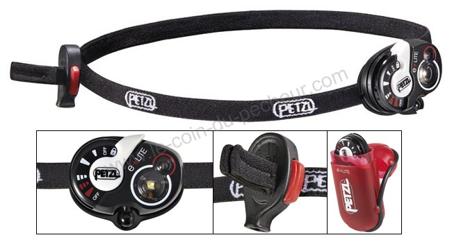 Mini lampe frontale Petzl e+Lite ultra compacte - E02P4