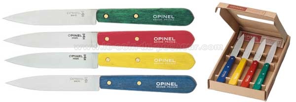 OPINEL Couteau OFFICE 112 coloris bois - 4MURS