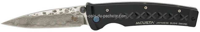 Couteau pliant Mcusta Fusion noir VG10 - MC.161D