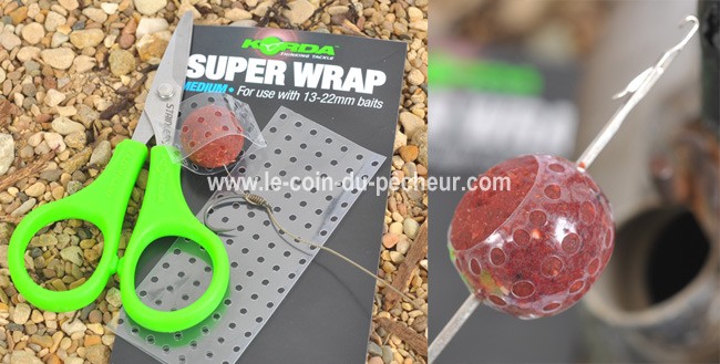 Protection à appâts Korda Super Wrap - par 10