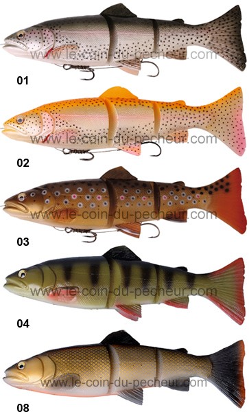leurre truite savage gear