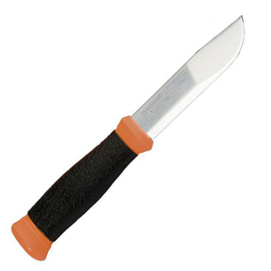 poignard-morakniv-2000-noir-orange-inox-12057-2